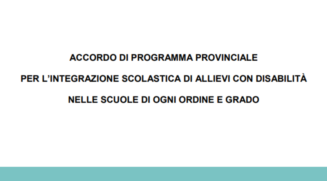 Accordo di programma