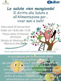 La salute vien mangiando! Il diritto alla Salute e all’Alimentazione per… viver sani e belli!