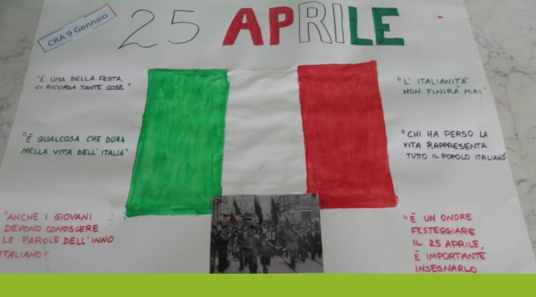 Buon 25 aprile dalla CRA 9 Gennaio di Modena