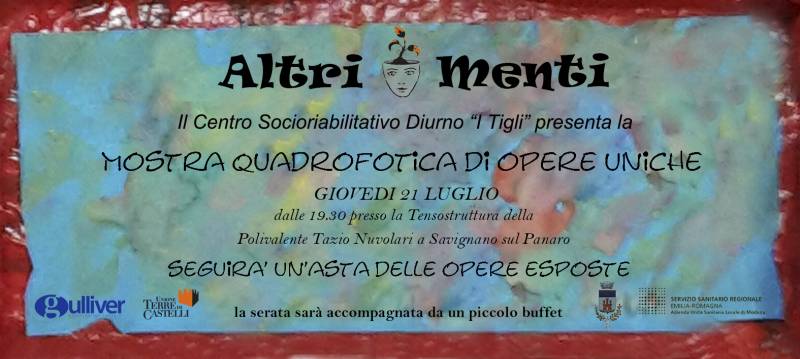 ALTRI-MENTI: mostra quadrofotica di opere uniche