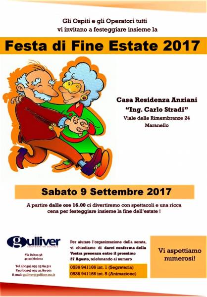 Festa di fine estate alla CRA Stradi di Maranello