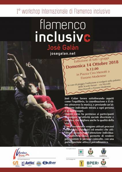 1° workshop internazionale di Flamenco inclusivo