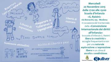 Libera la creatività alla scuola d’infanzia Raisini