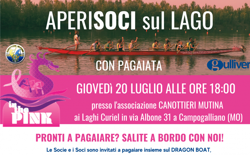 APERISoci sul Lago – con pagaiata sul Dragon Boat dell’ASD Canottieri Mutina