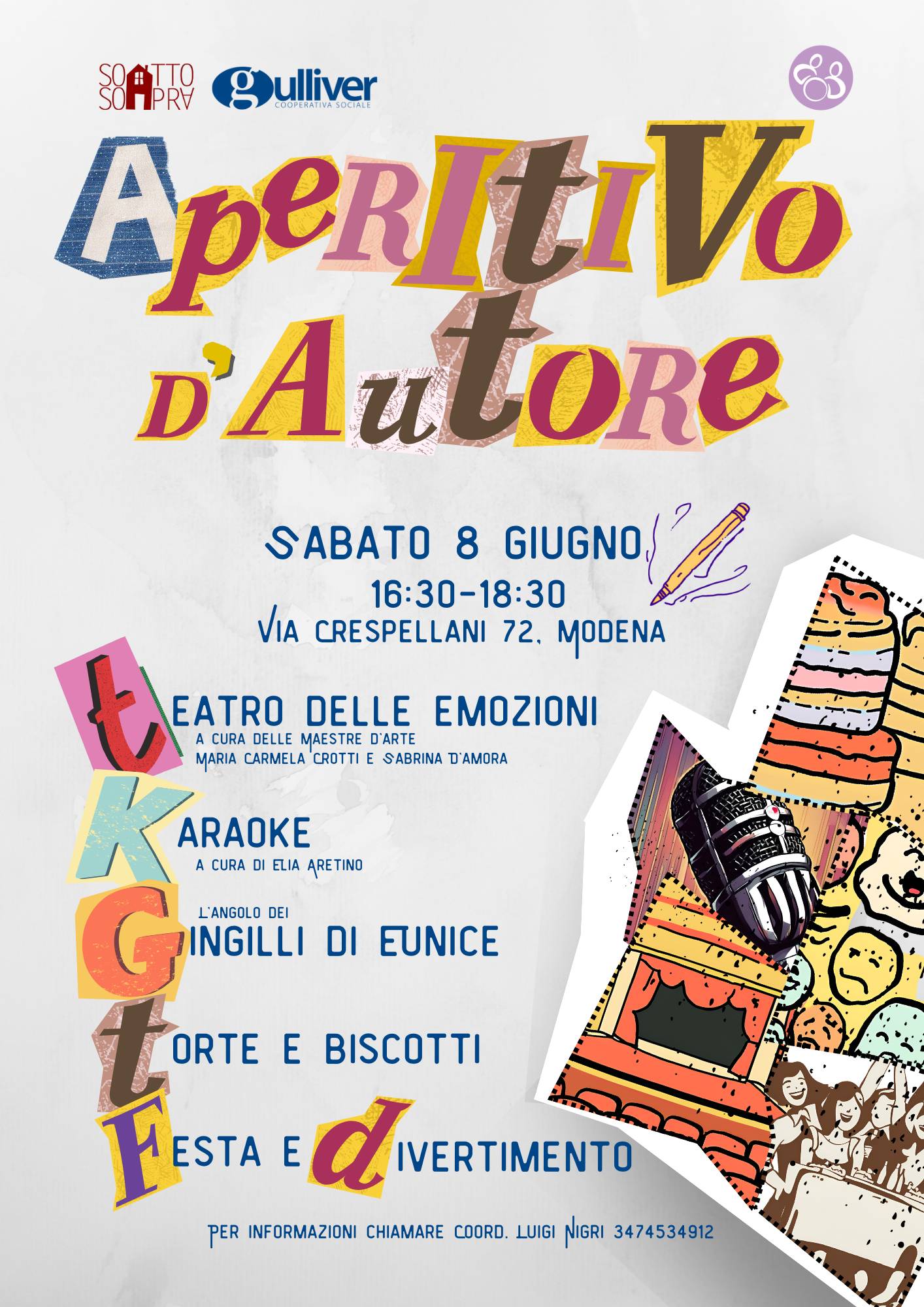 Aperitivo d’Autore al SottoSopra