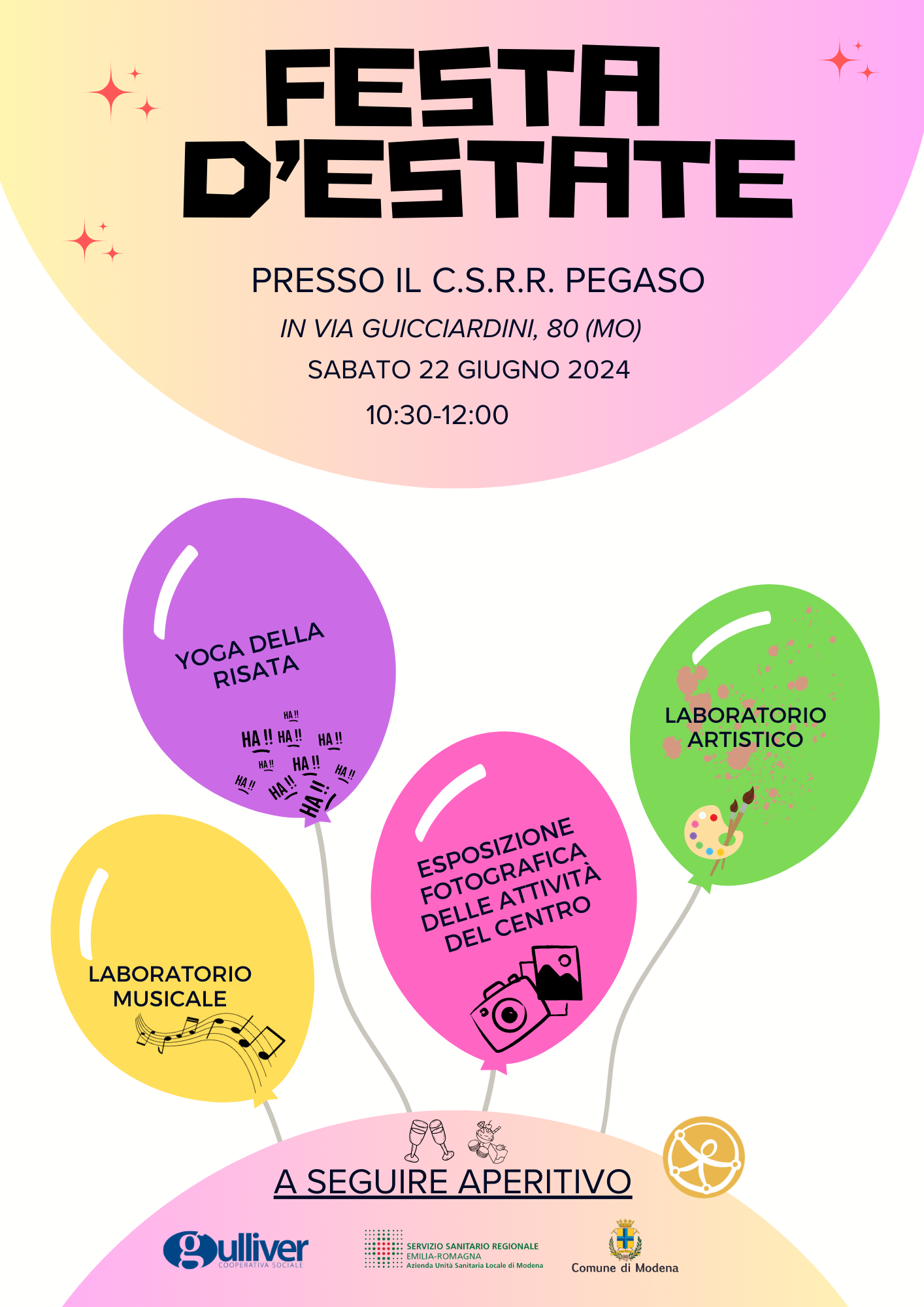 Festa d’Estate al C.S.R.R. Pegaso di Modena