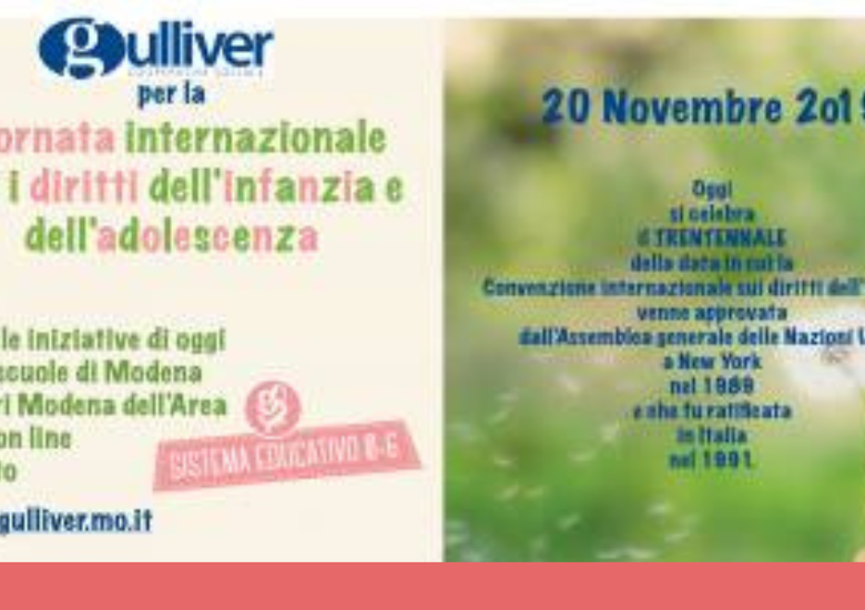 Giornata internazionale per i diritti dell’infanzia e dell’adolescenza