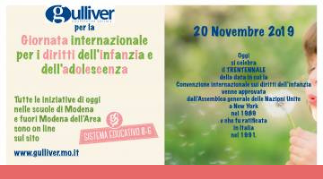 Giornata internazionale per i diritti dell’infanzia e dell’adolescenza