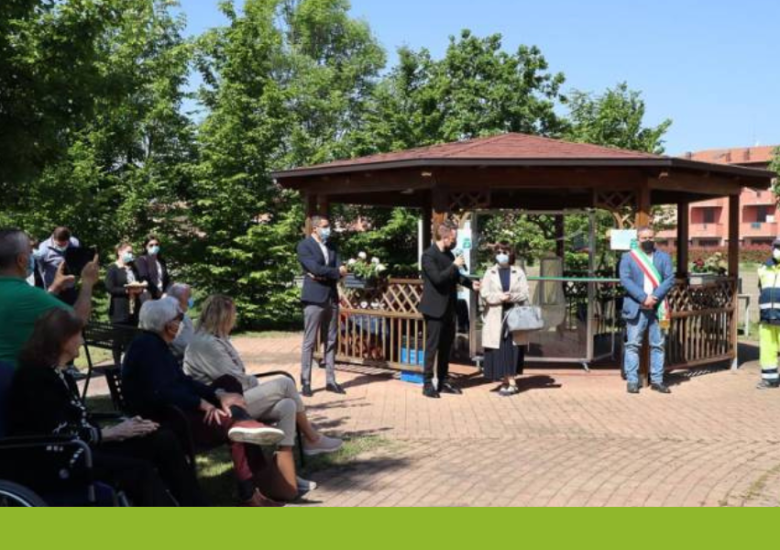 Inaugurata la Parete degli Abbracci alla CRA Parco della Graziosa