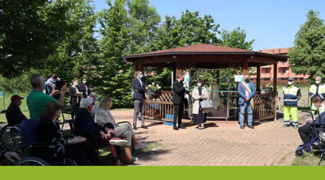 Inaugurata la Parete degli Abbracci alla CRA Parco della Graziosa