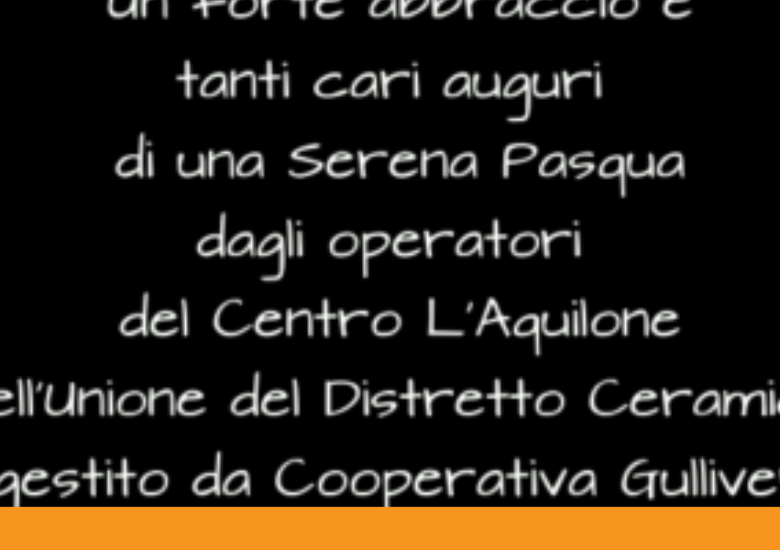 Auguri di una Serena Pasqua dal Centro L’ Aquilone