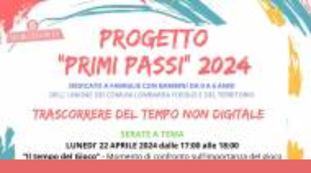 Progetto Primi Passi 2024