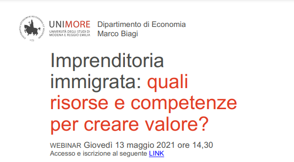 Imprenditoria immigrata: quali risorse e competenze per creare valore?