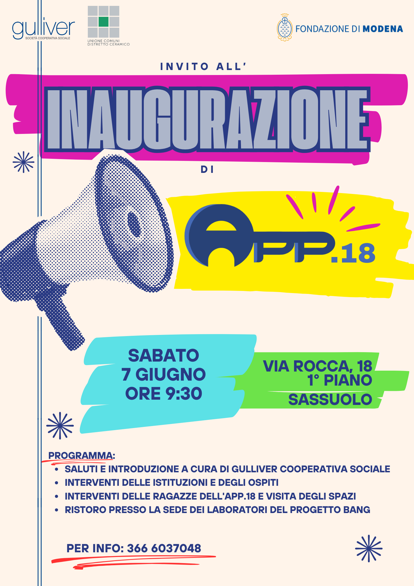 Inaugurazione APP.18 a Sassuolo: un nuovo servizio nato dal progetto “BANG!”