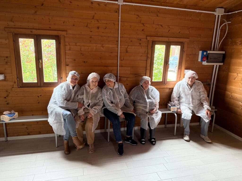 gita della cra villa richledi all'azienda menu