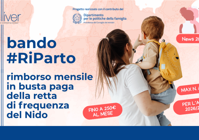Bando #RiParto – Azione 8: al via il contributo a sostegno del Nido per le lavoratrici Gulliver